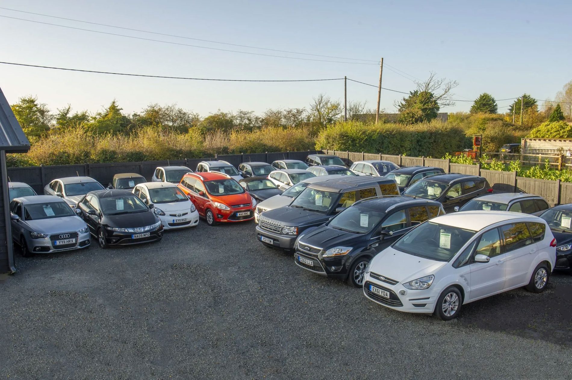 car lot in Walton On The Naze